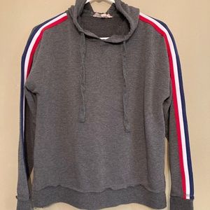 Trendy hooded sweatshirt